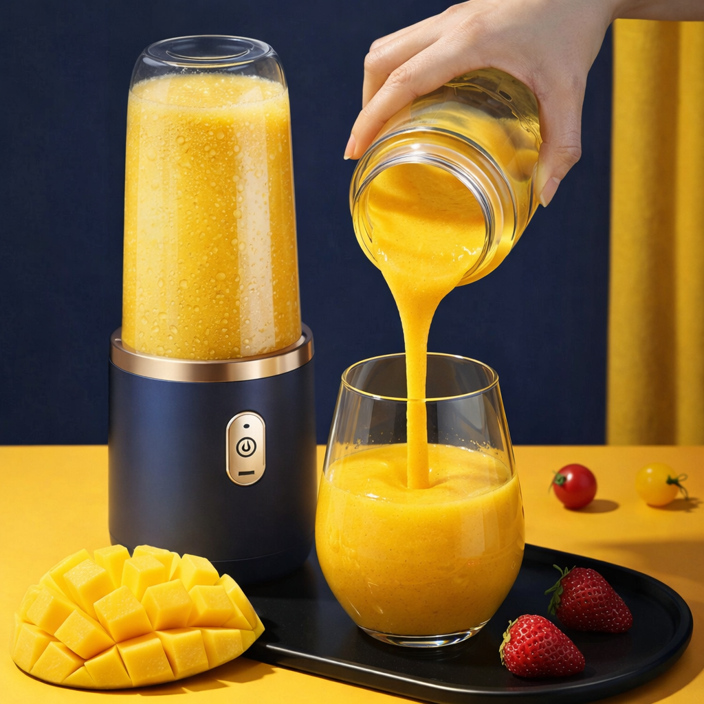 Blender USB portabil pentru smoothie-uri