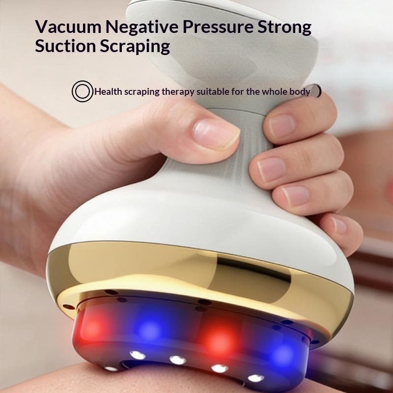 Placă electrică Gua Sha Dispozitiv de masaj cu ventuze Frumușete Perie electrică Meridian Masaj abdominal acasă Placă Gua Sha Masaj
