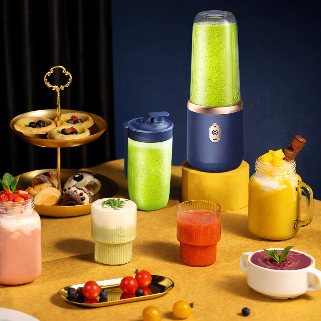 Blender USB portabil pentru smoothie-uri