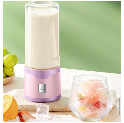 Multifunctional Rechargeable Electric USB Juicer Cup Double Cup Handheld Mixer Cup 500 ML Blending Juice Cup Outdoor